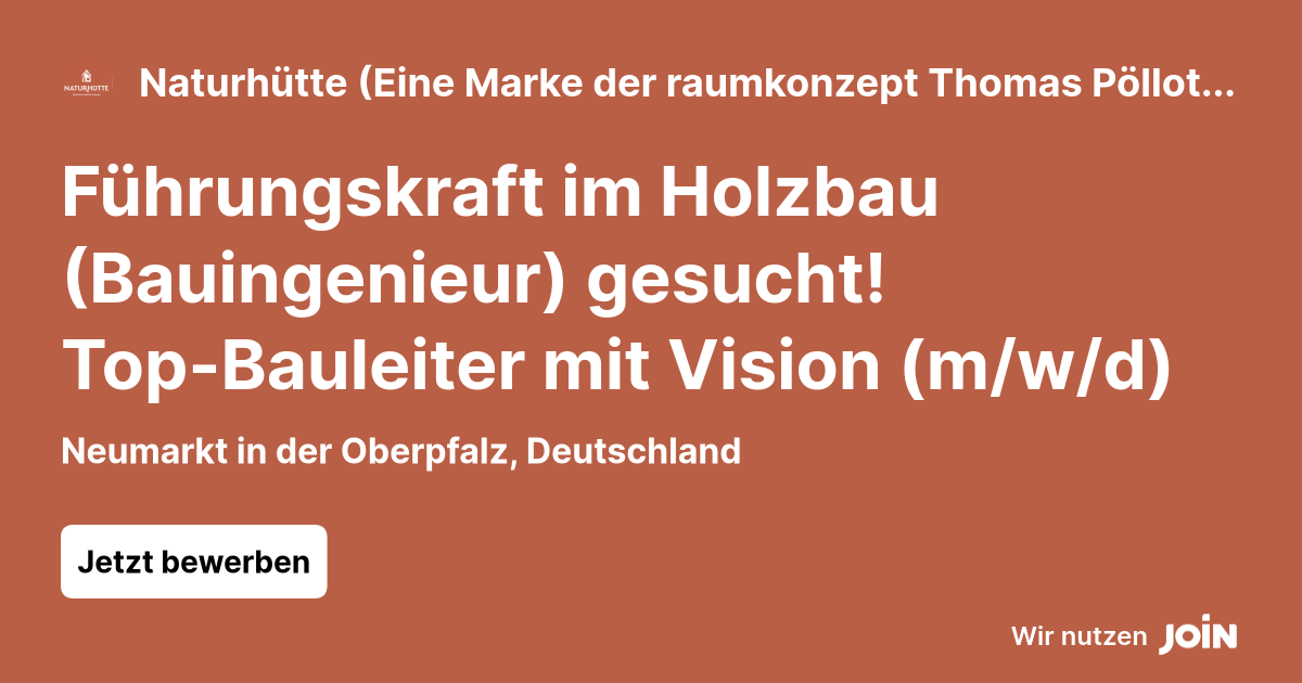 Naturhütte (Eine Marke der raumkonzept Thomas Pölloth GmbH + Co. KG) logo