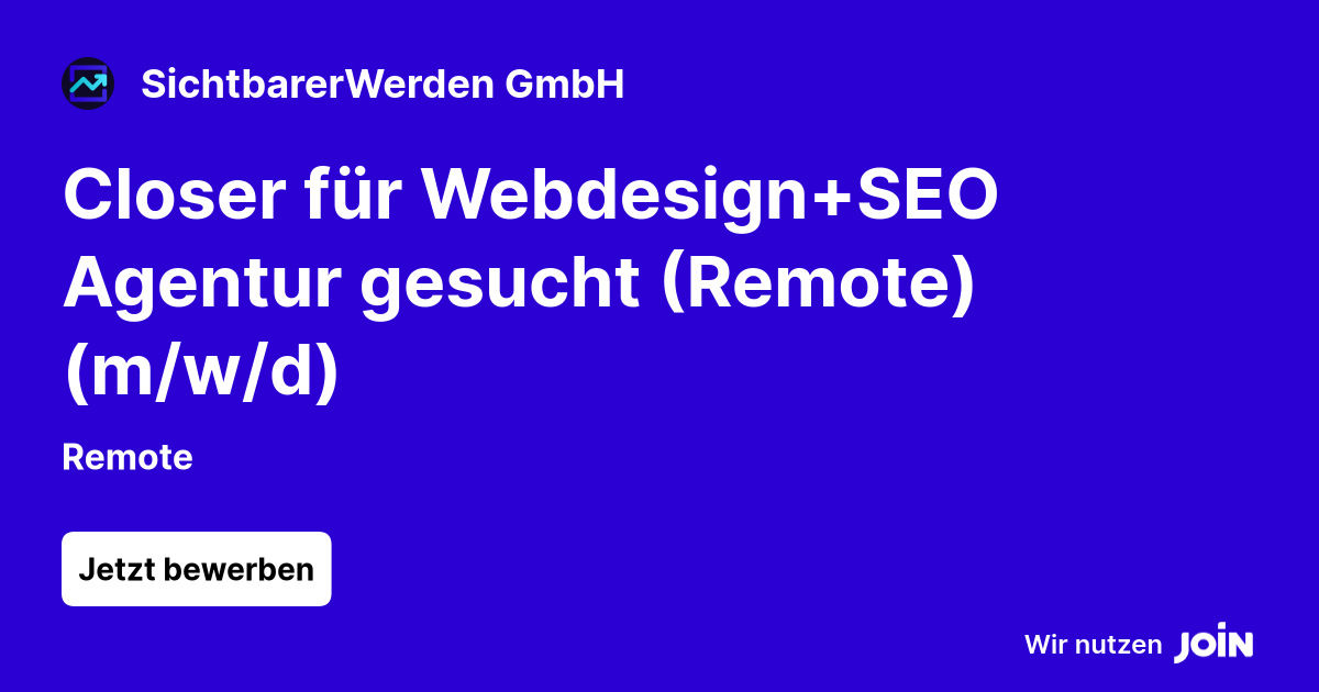 SichtbarerWerden GmbH logo