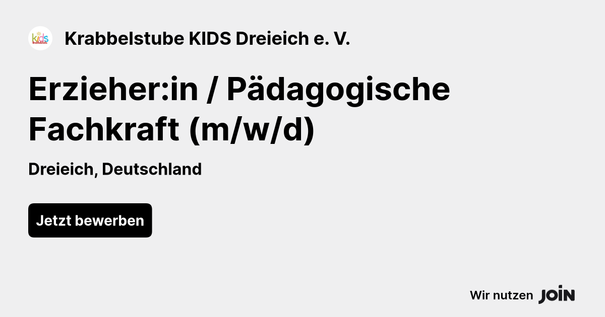 Krabbelstube KIDS Dreieich e. V. logo