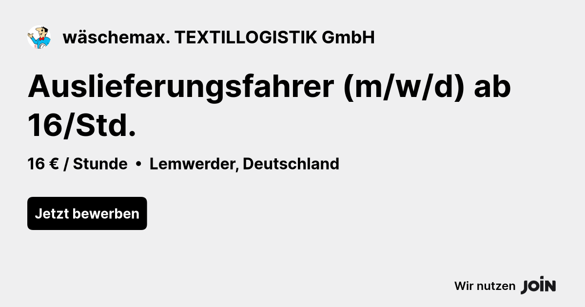 wäschemax. TEXTILLOGISTIK GmbH logo