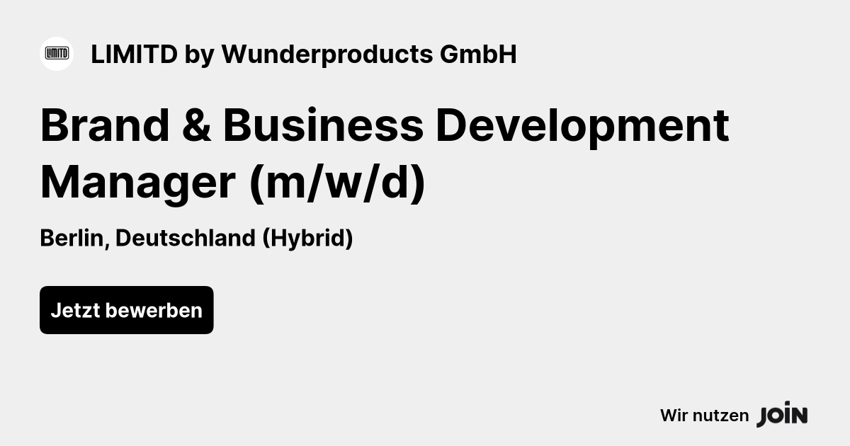 LIMITD by Wunderproducts GmbH logo