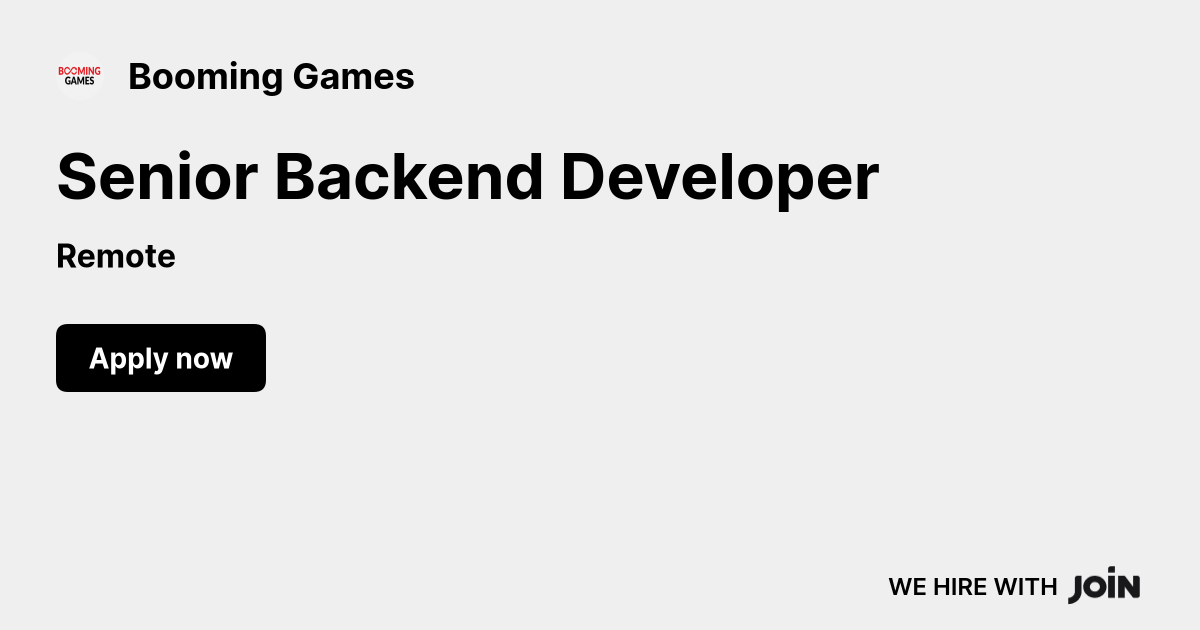 Booming Games logo