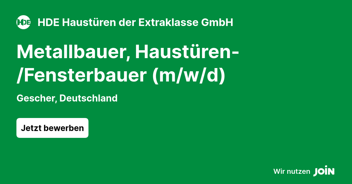 HDE Haustüren der Extraklasse GmbH logo
