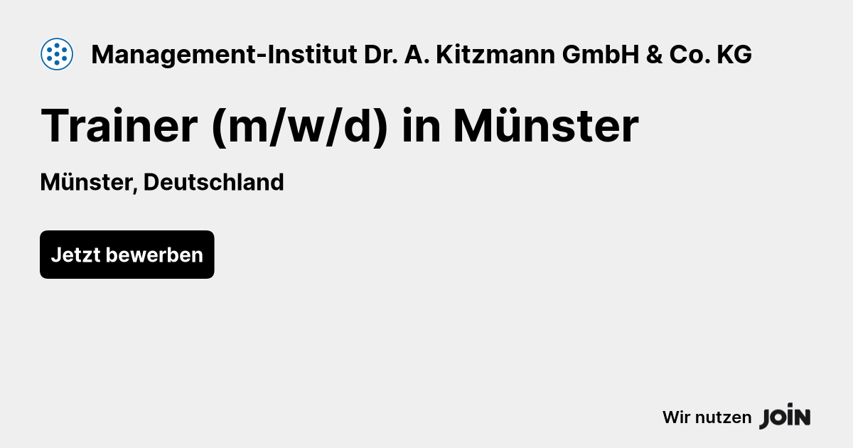 Management-Institut Dr. A. Kitzmann GmbH & Co. KG logo