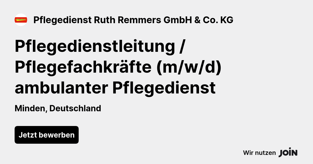 Pflegedienst Ruth Remmers GmbH & Co. KG logo