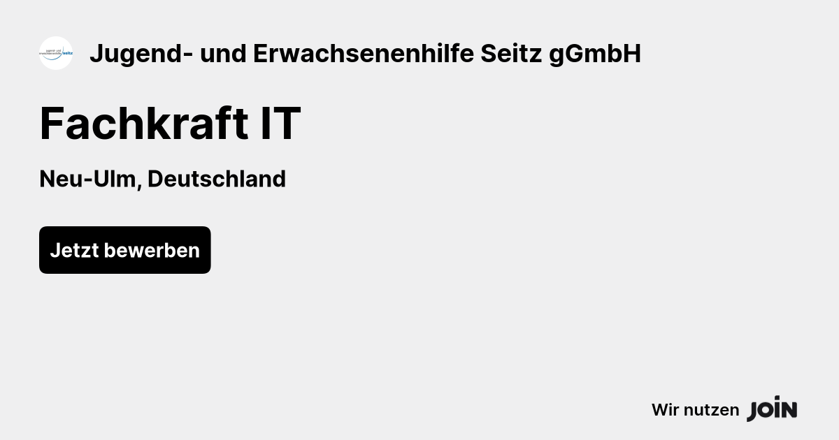 Jugend- und Erwachsenenhilfe Seitz gGmbH logo