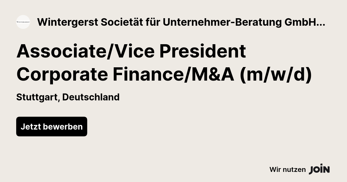Wintergerst Societät für Unternehmer-Beratung GmbH & Co. KG logo