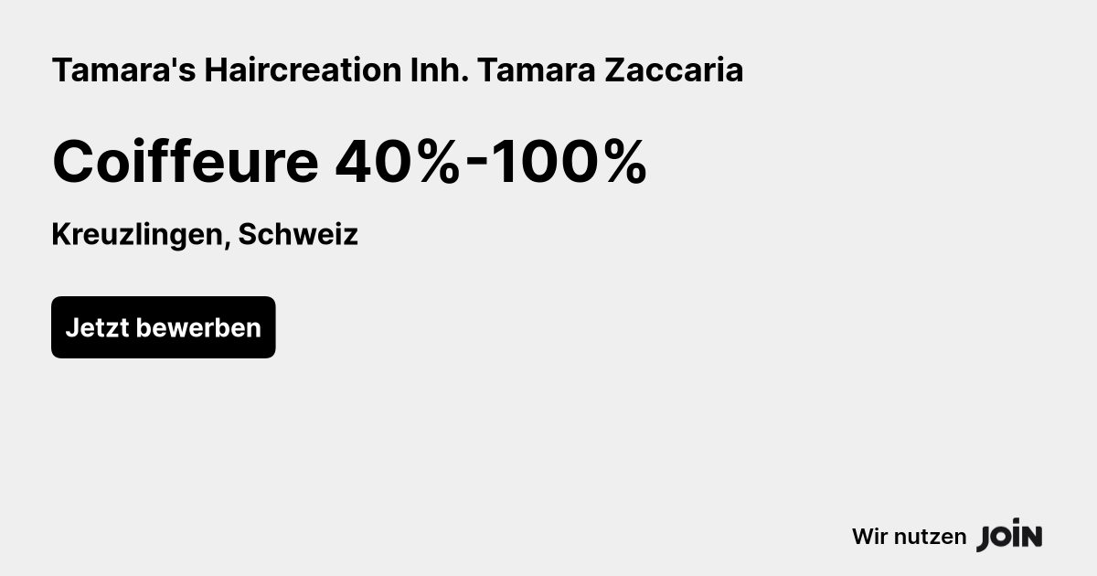 Tamara's Haircreation Inh. Tamara Zaccaria logo