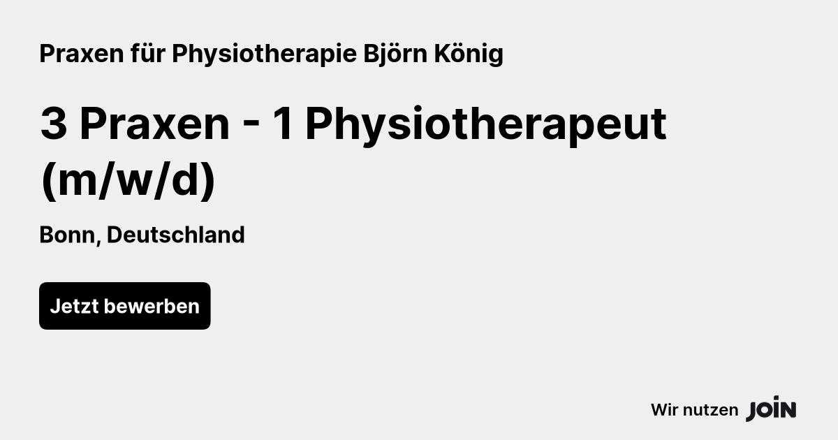 Praxen für Physiotherapie Björn König logo