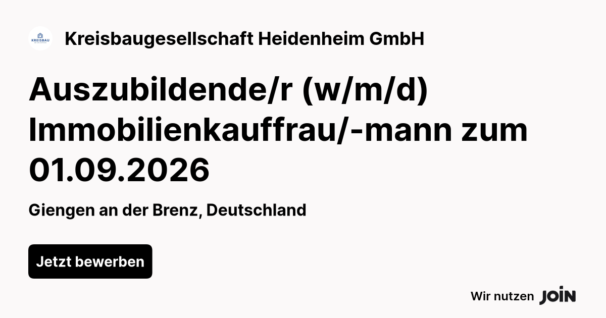 Kreisbaugesellschaft Heidenheim GmbH logo