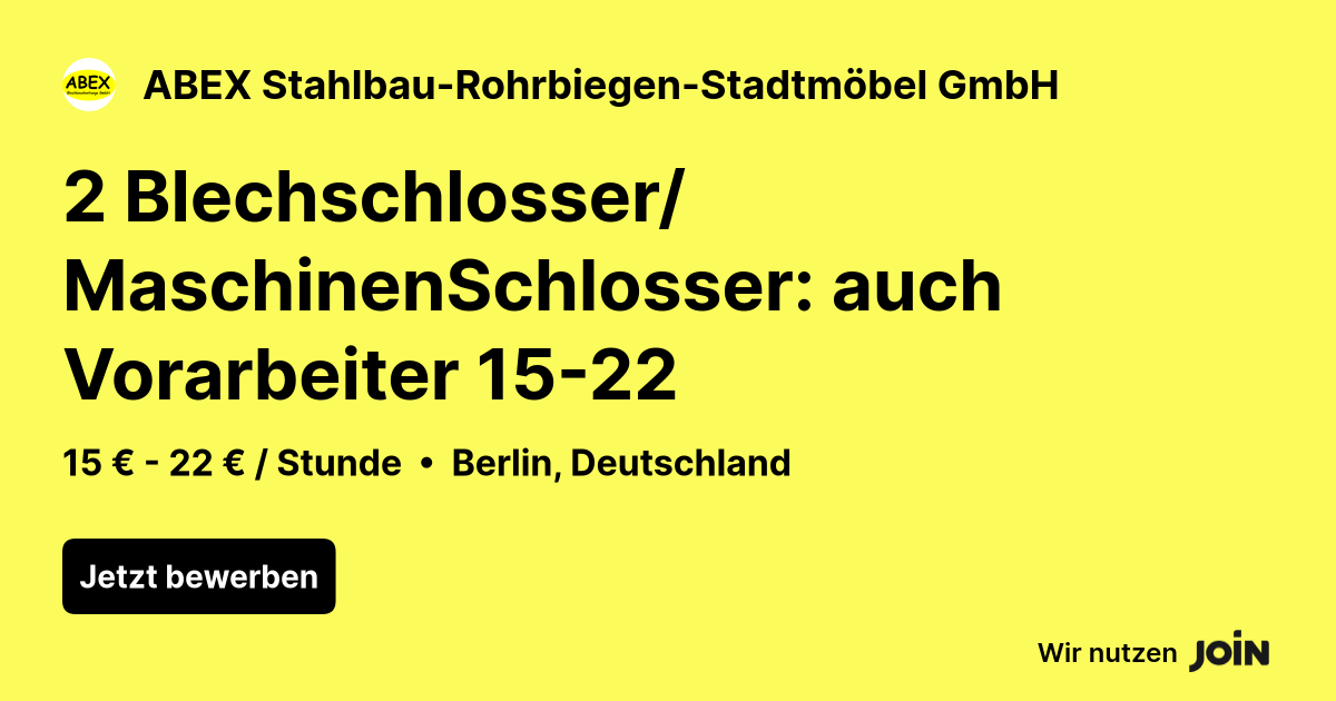 ABEX Stahlbau-Rohrbiegen-Stadtmöbel GmbH logo