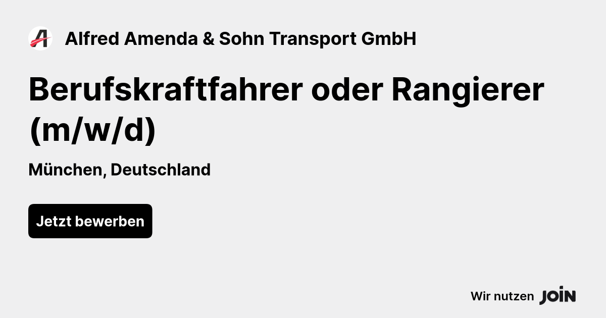 Alfred Amenda & Sohn Transport GmbH logo