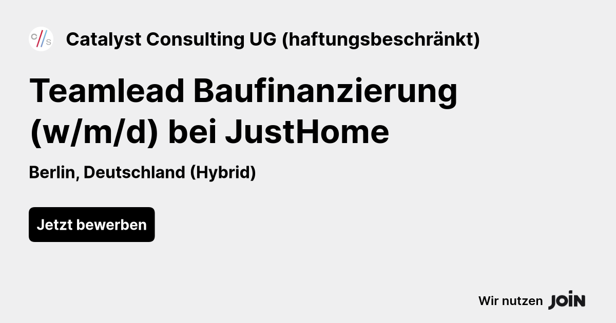 Catalyst Consulting UG (haftungsbeschränkt) logo