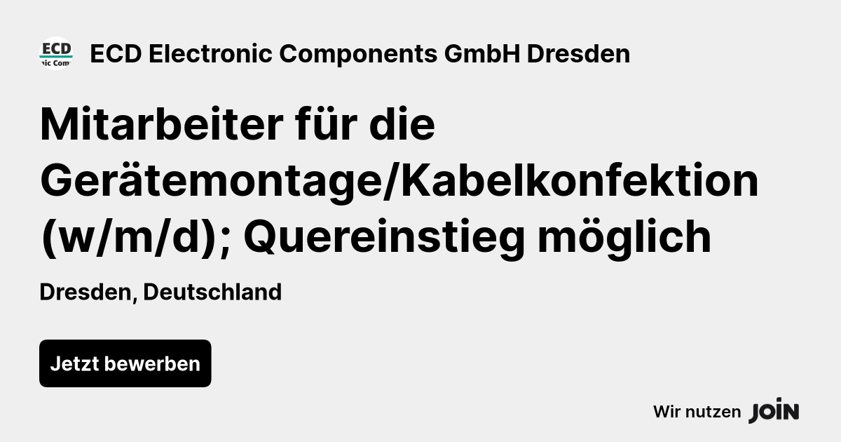 ECD Electronic Components GmbH Dresden logo