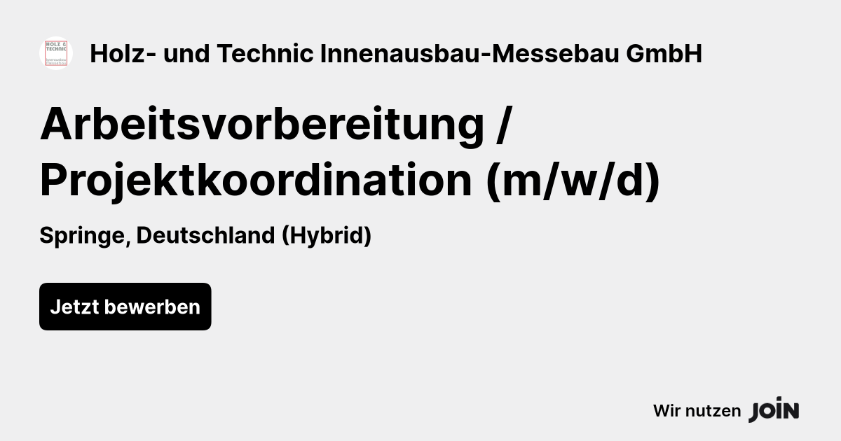 Holz- und Technic Innenausbau-Messebau GmbH logo