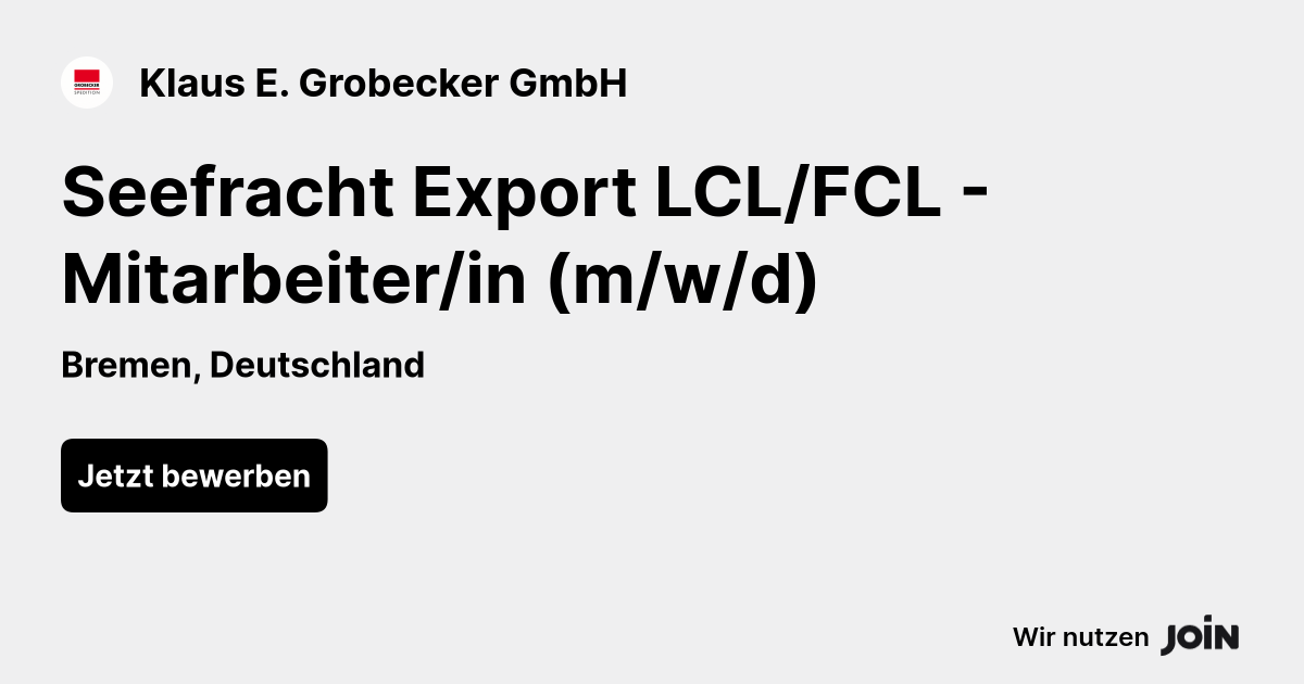 Klaus E. Grobecker GmbH logo
