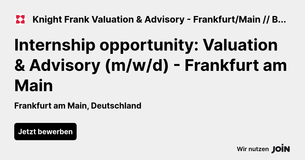 Knight Frank Valuation & Advisory - Frankfurt/Main // Berlin // München logo