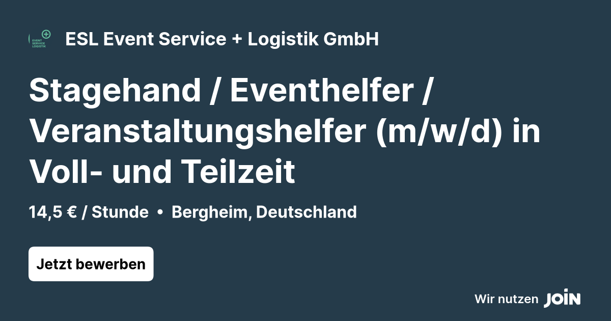 ESL Event Service + Logistik GmbH logo