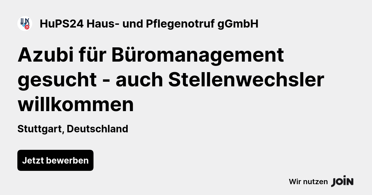 HuPS24 Haus- und Pflegenotruf gGmbH logo
