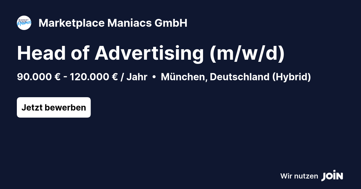 Marketplace Maniacs GmbH logo