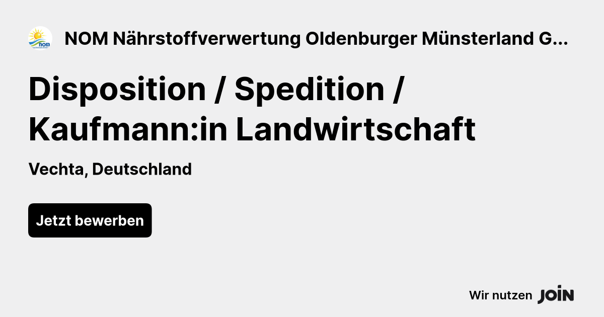 NOM Nährstoffverwertung Oldenburger Münsterland GmbH logo