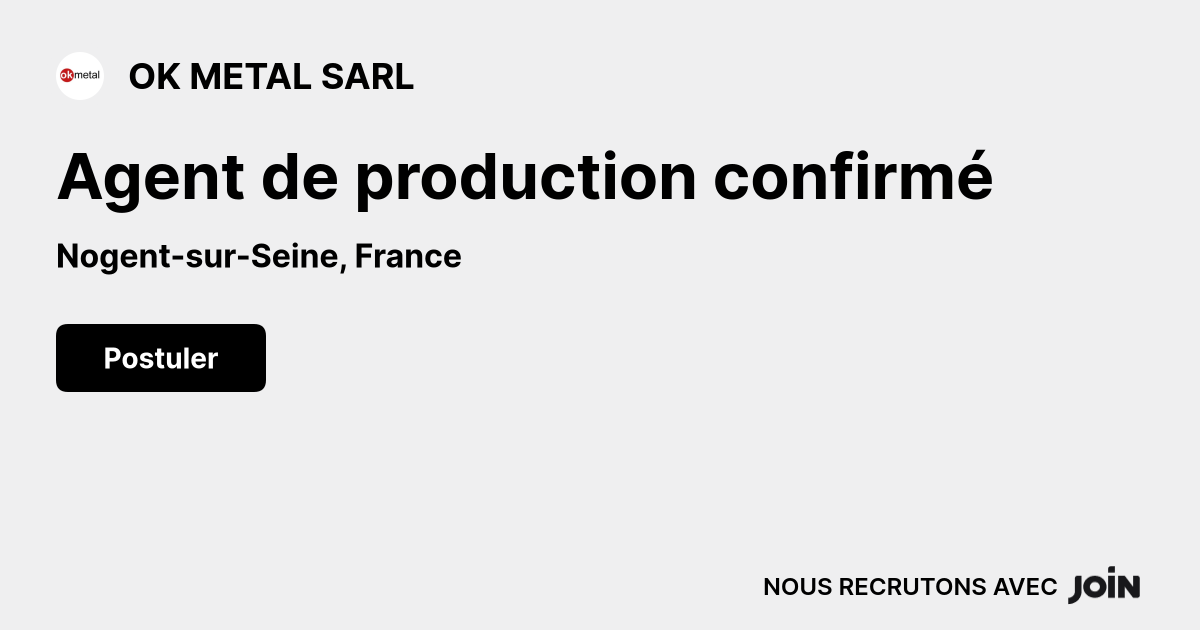 OK METAL SARL logo