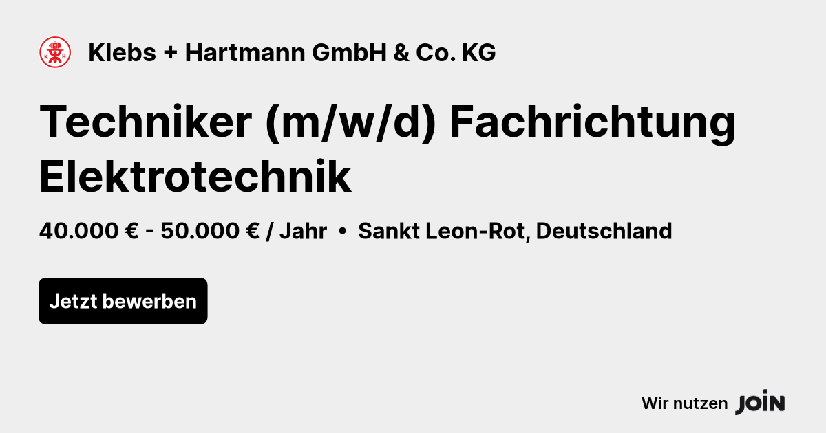 Klebs + Hartmann GmbH & Co. KG logo