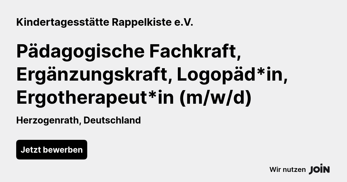 Kindertagesstätte Rappelkiste e.V. logo
