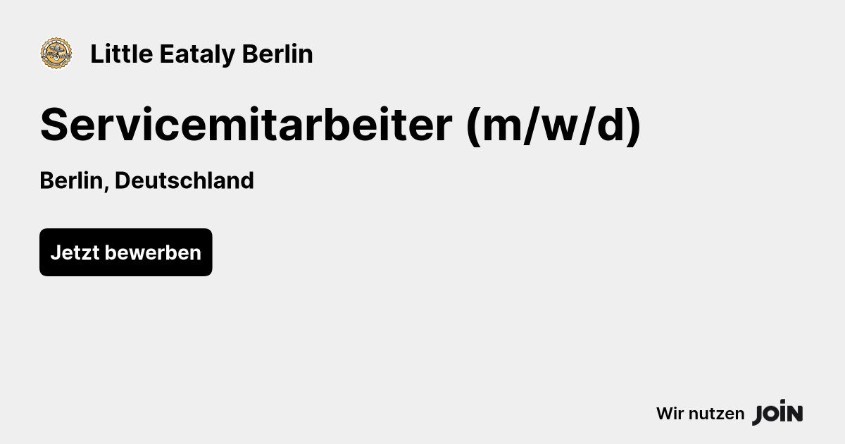 Little Eataly Berlin logo