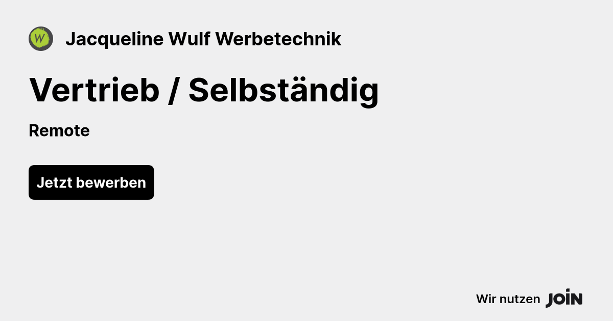 Jacqueline Wulf Werbetechnik logo