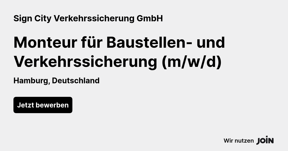 Sign City Verkehrssicherung GmbH logo