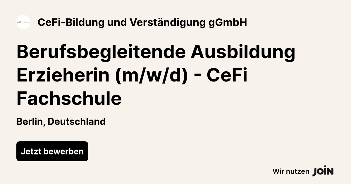 CeFi-Bildung und Verständigung gGmbH logo