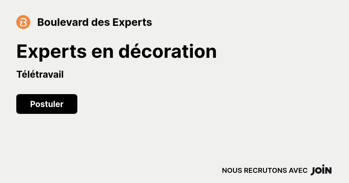 Boulevard des Experts logo
