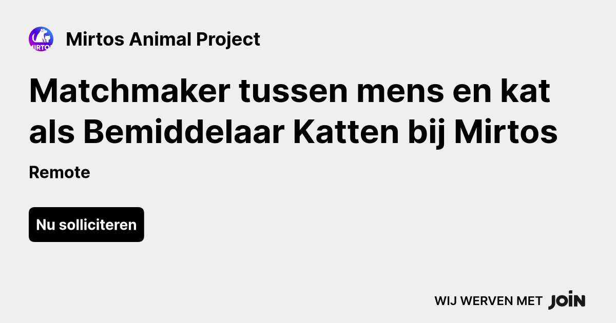 Mirtos Animal Project logo