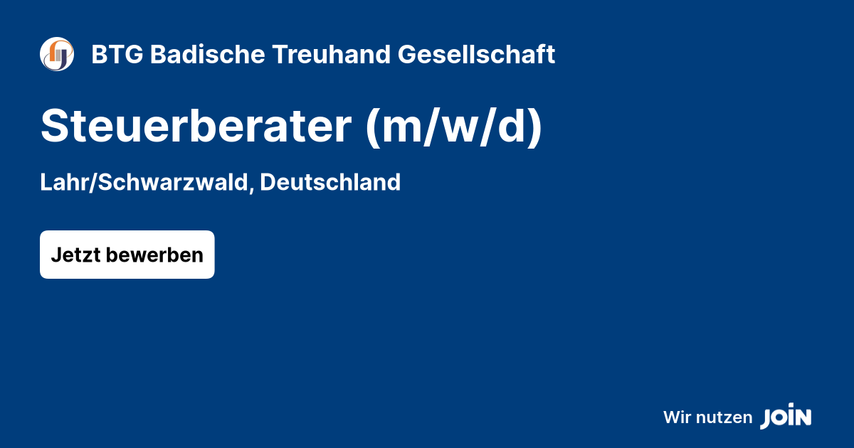 BTG Badische Treuhand Gesellschaft logo