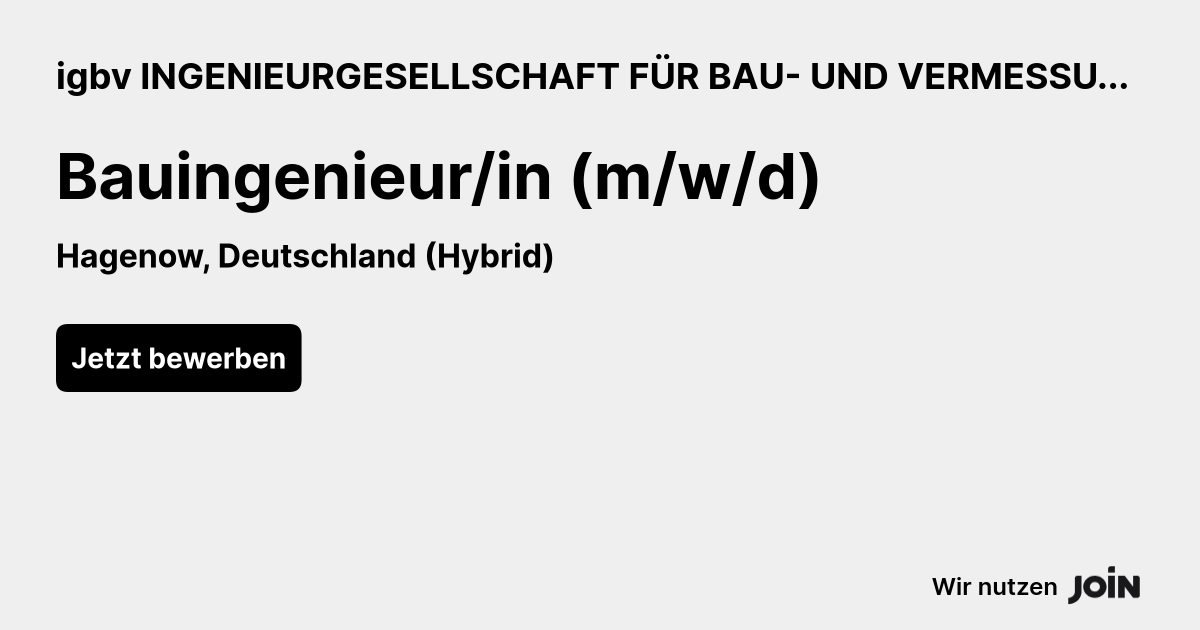 igbv INGENIEURGESELLSCHAFT FÜR BAU- UND VERMESSUNGSWESEN logo
