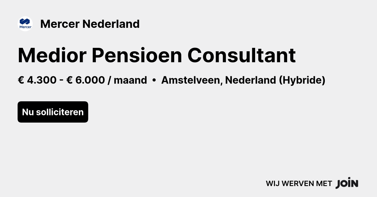 Mercer Nederland logo