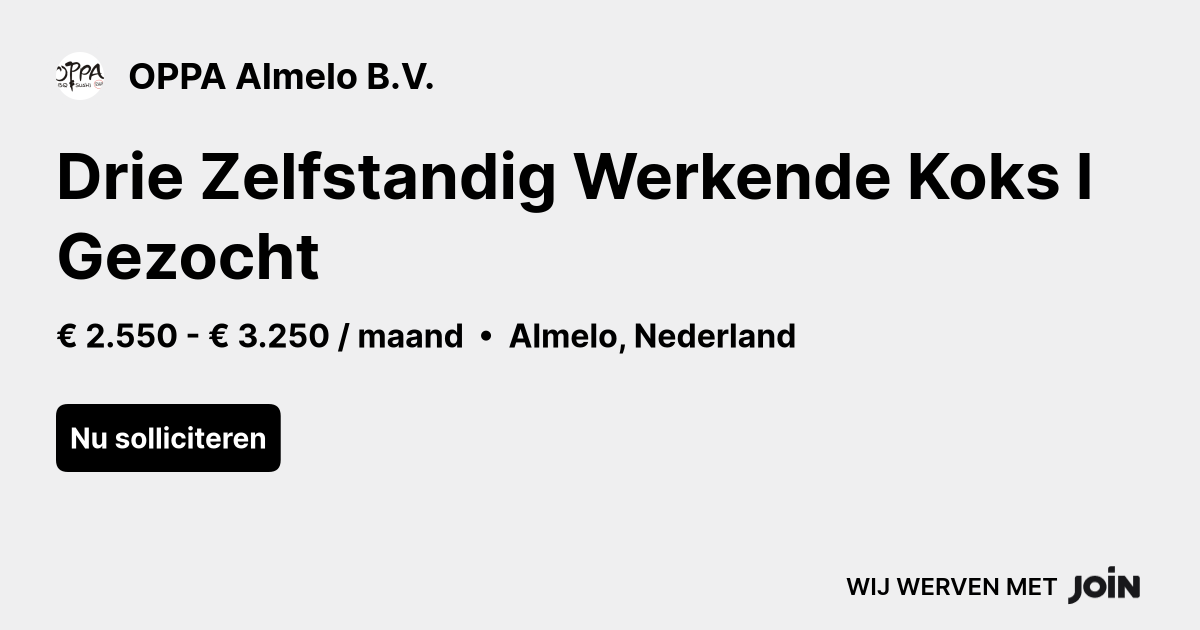 OPPA Almelo B.V. logo