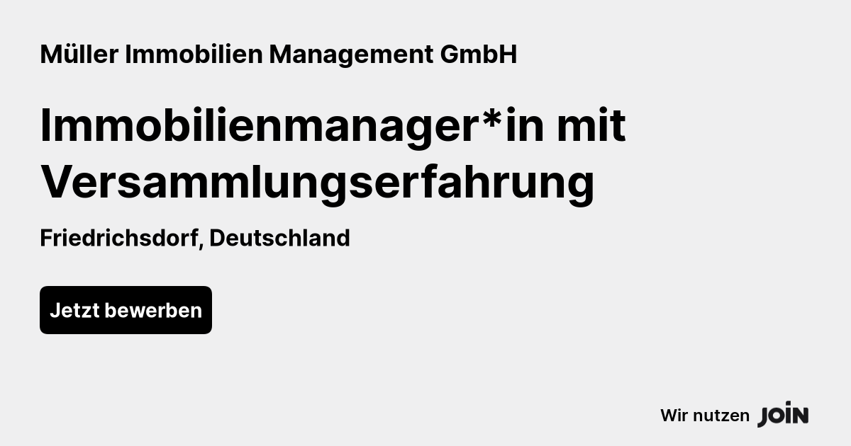 Müller Immobilien Management GmbH logo
