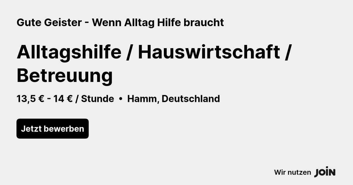 Gute Geister - Wenn Alltag Hilfe braucht logo
