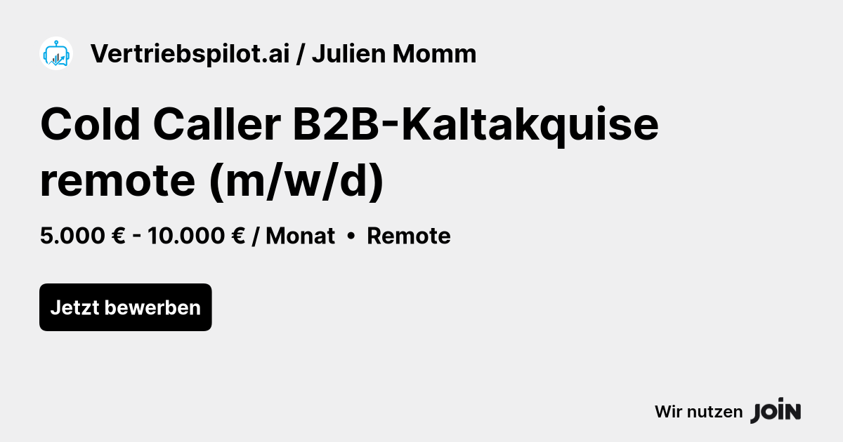 Vertriebspilot.ai / Julien Momm logo