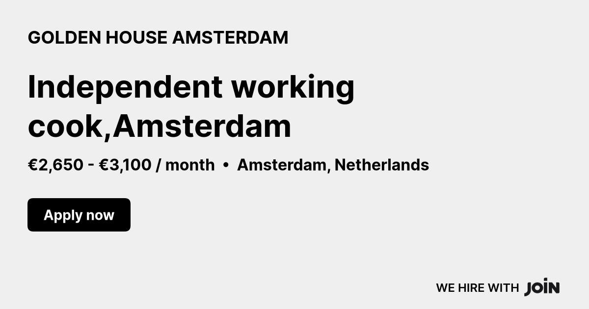 GOLDEN HOUSE AMSTERDAM logo