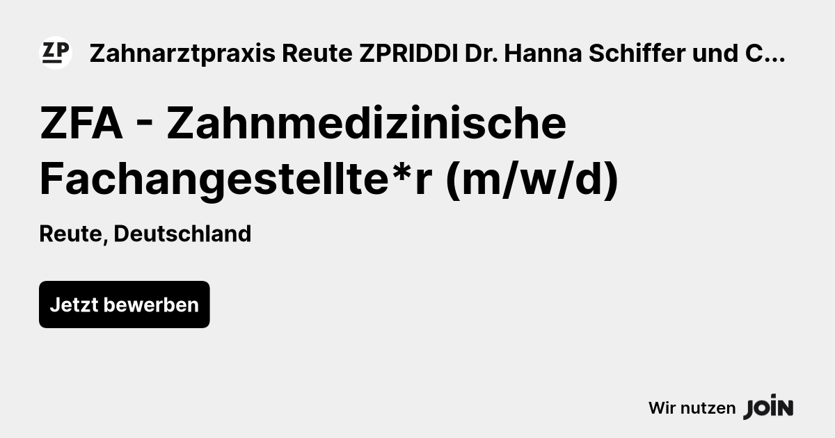 Zahnarztpraxis Reute ZPRIDDI Dr. Hanna Schiffer und Christin Smaczny logo