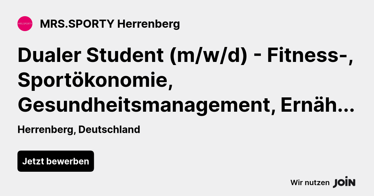 MRS.SPORTY Herrenberg logo