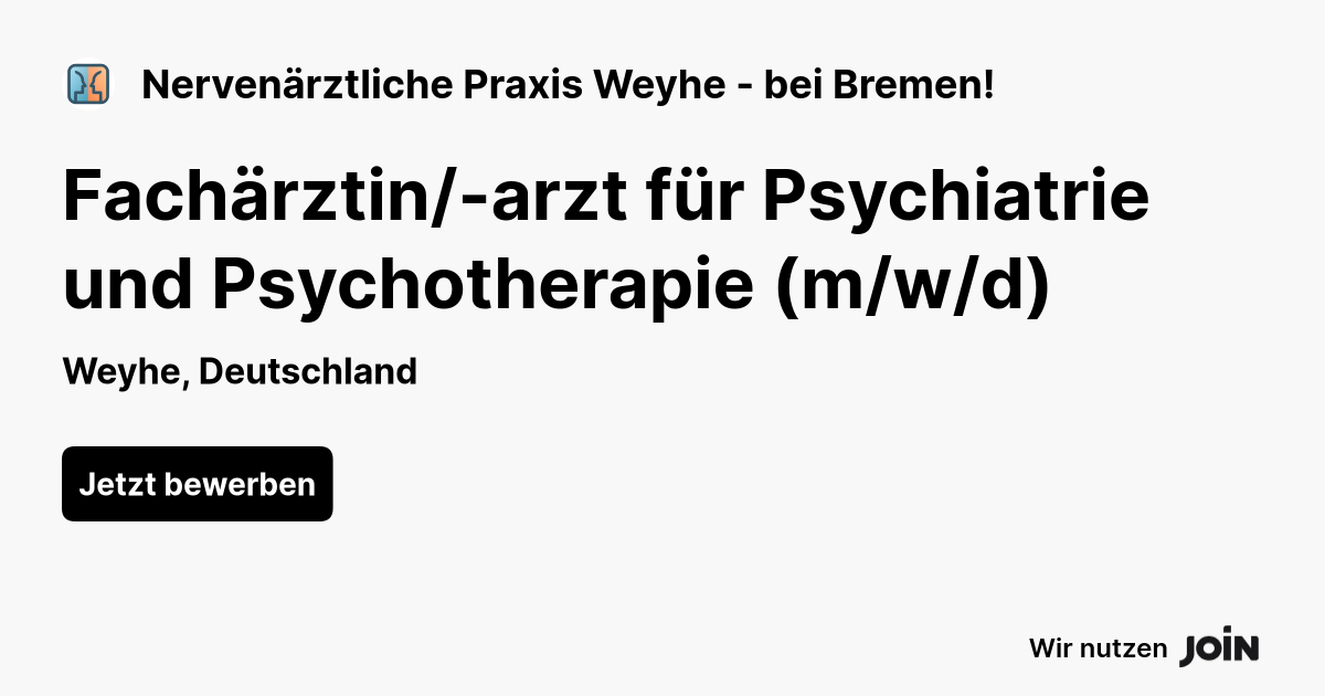 Nervenärztliche Praxis Weyhe - bei Bremen! logo