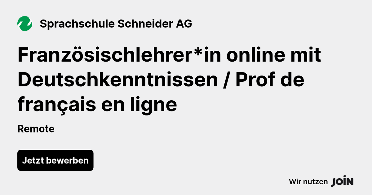 Sprachschule Schneider AG logo