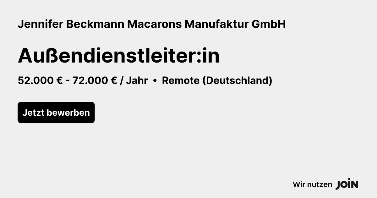 Jennifer Beckmann Macarons Manufaktur GmbH logo