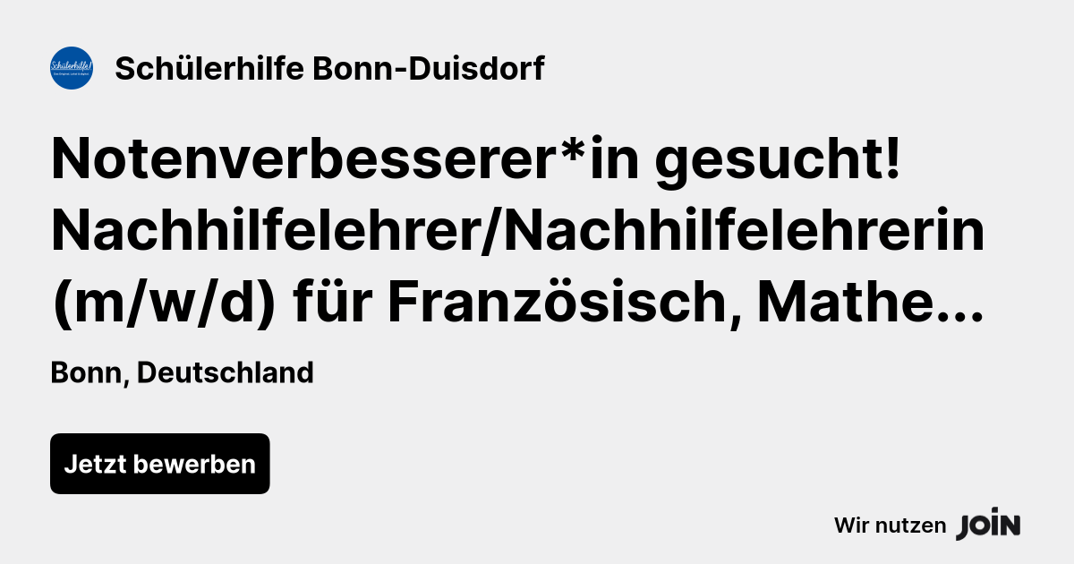 Schülerhilfe Bonn-Duisdorf logo