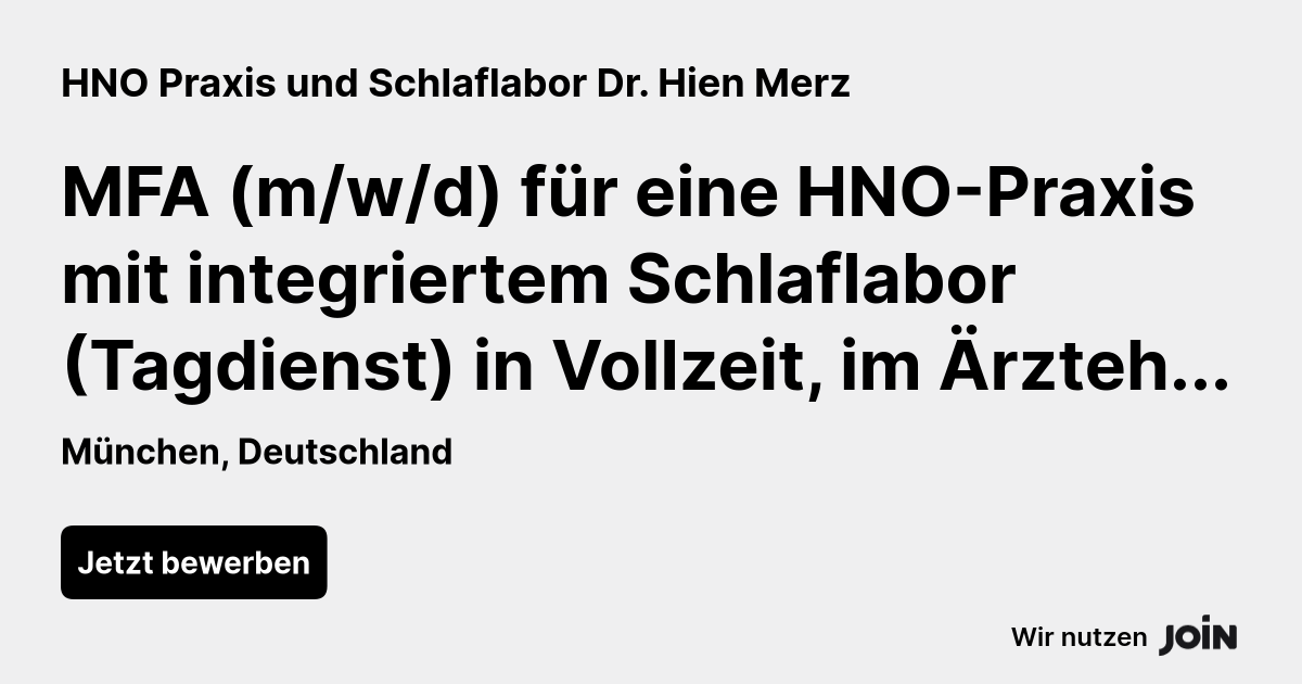 HNO Praxis und Schlaflabor Dr. Hien Merz logo