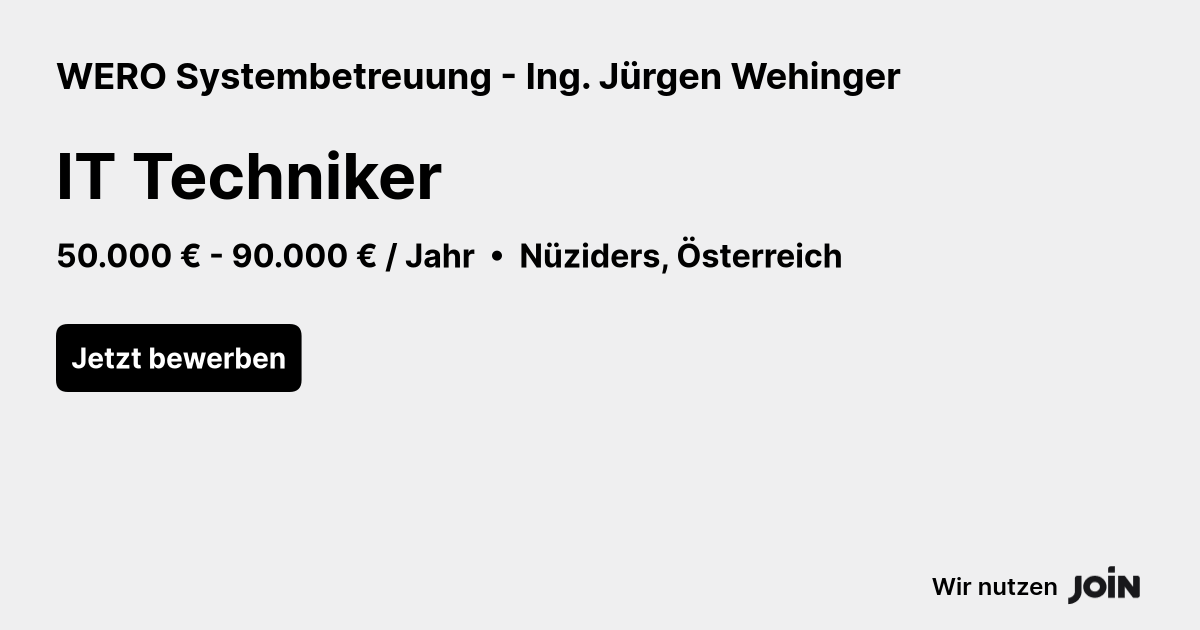 WERO Systembetreuung - Ing. Jürgen Wehinger logo